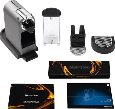 NESPRESSO® CitiZ kaffemaskin fra Krups, Sølv
