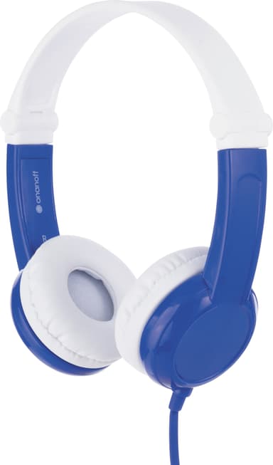 BuddyPhones Connect on-ear hodetelefoner (blå)