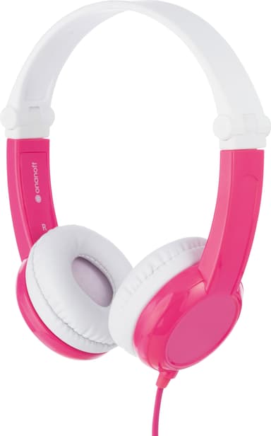 BuddyPhones Connect on-ear hodetelefoner (rosa)