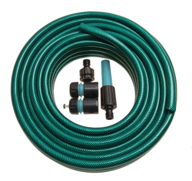 Slangesett 20 m & 4 koblinger/pistol