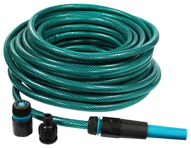 Slangesett 20 m & 4 koblinger/pistol