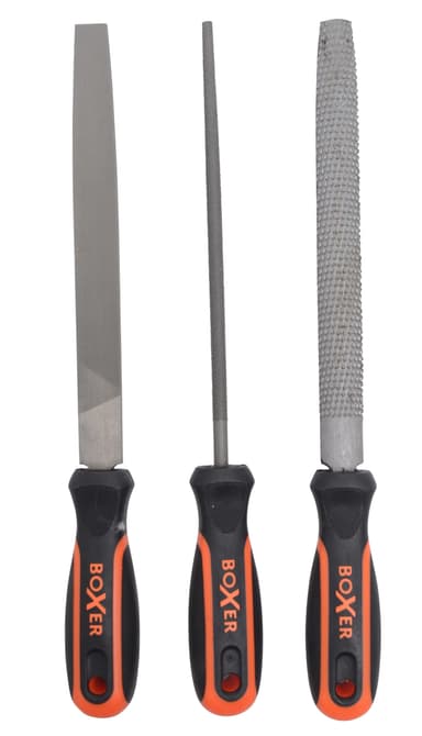 Filsett 3 deler 200 mm