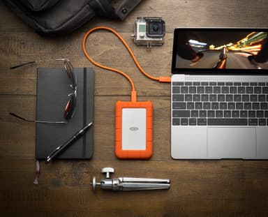LaCie Rugged USB-C 5 TB bærbar harddisk