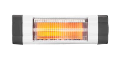 Terrassevarmer - til vegg - 1500 W (svart glass)