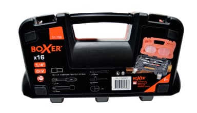 Hylsenøkkelsett 1/4'' - 16 deler