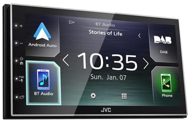 JVC Double DIN DAB+ bilstereo KW-M745DBT