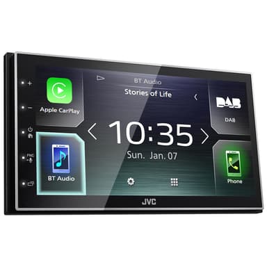 JVC Double DIN DAB+ bilstereo KW-M745DBT