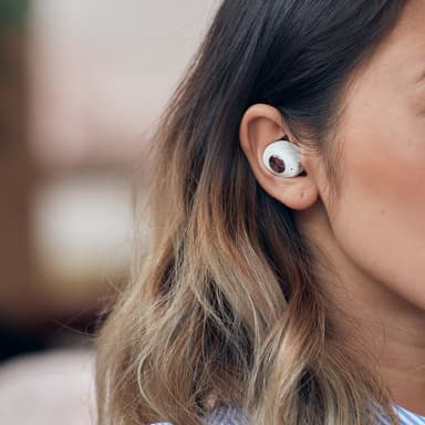 Sudio Tolv helt trådløse in-ear hodetelefoner (hvit)