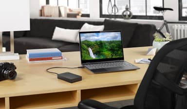 Seagate OneTouch 1TB bærbar harddisk (sort)