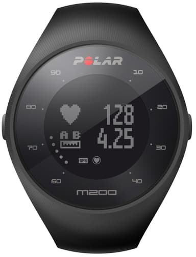 Polar M200 GPS treningsklokke (sort)