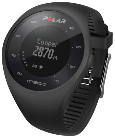 Polar M200 GPS treningsklokke (sort)