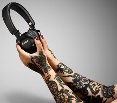 Marshall Mid trådløse on-ear hodetelefoner (sort)