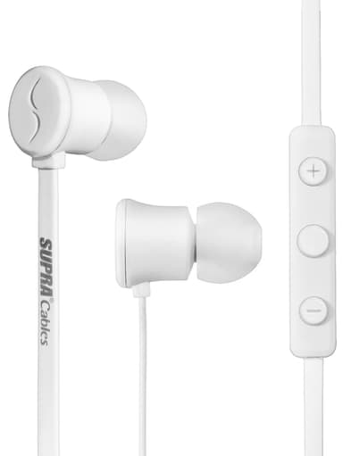 Supra Nero in-ear hodetelefoner (hvit)