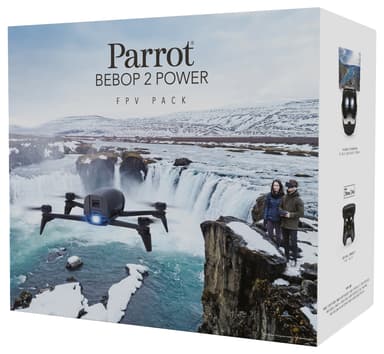 Parrot Bebop 2 drone og FPV strømpakke (sort)