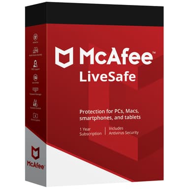 McAfee LiveSafe (pakkeversjon) McAfee LiveSafe (pakkeversjon)