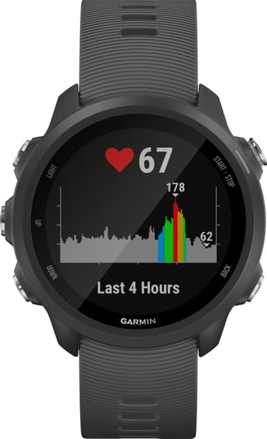 Garmin Forerunner 245 sportsklokke (sort)