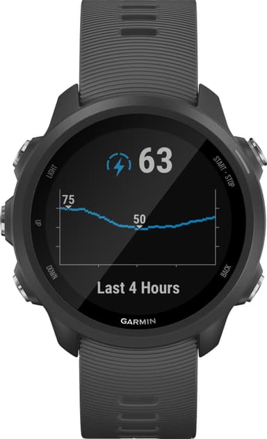 Garmin Forerunner 245 sportsklokke (sort)