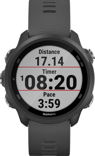 Garmin Forerunner 245 sportsklokke (sort)