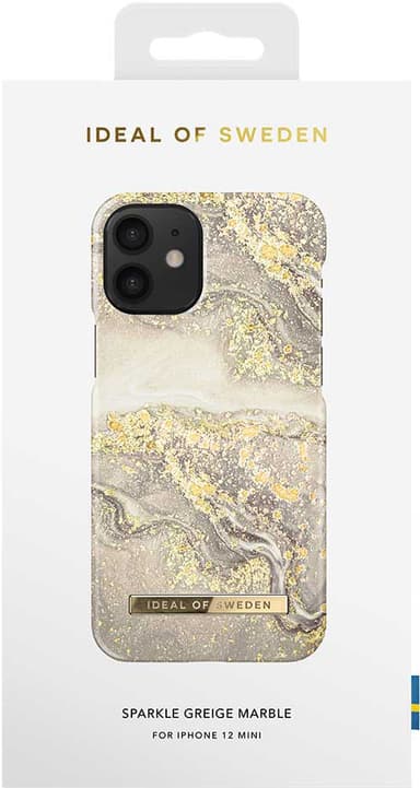 iDeal fashion deksel til iPhone 12 Mini (sparkle greige)