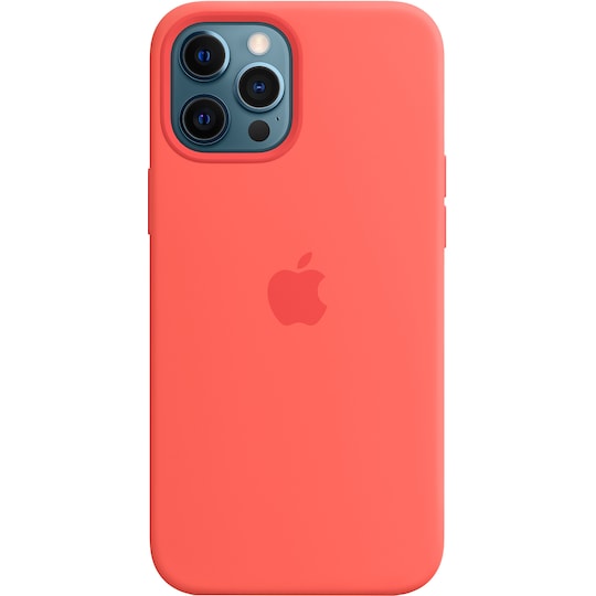 iPhone 12 Pro Max silikondeksel med MagSafe (pink citrus)