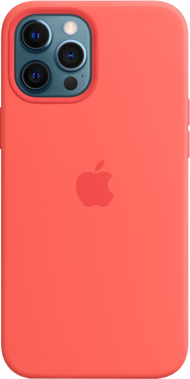 iPhone 12 Pro Max silikondeksel med MagSafe (pink citrus)
