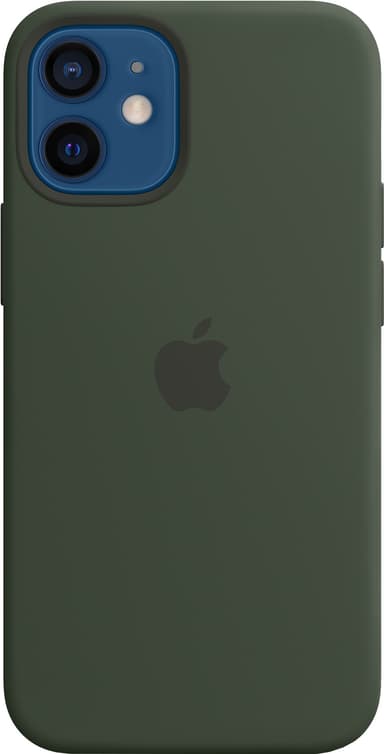 iPhone 12 Mini silikondeksel med MagSafe (cyprus green)