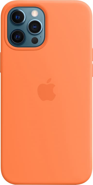 iPhone 12 Pro Max silikondeksel med MagSafe (kumquat)