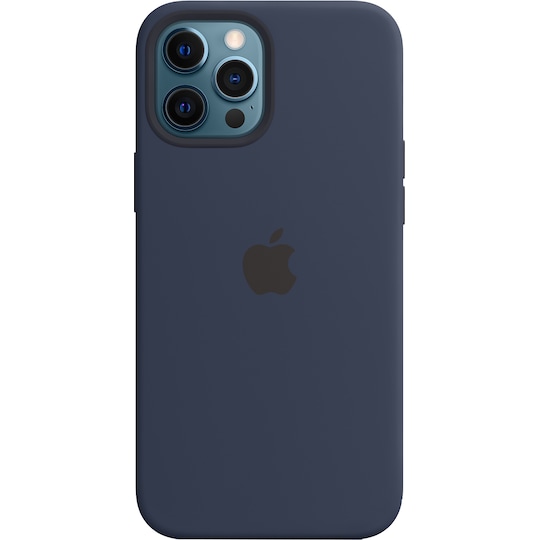 iPhone 12 Pro Max silikondeksel med MagSafe (deep navy)