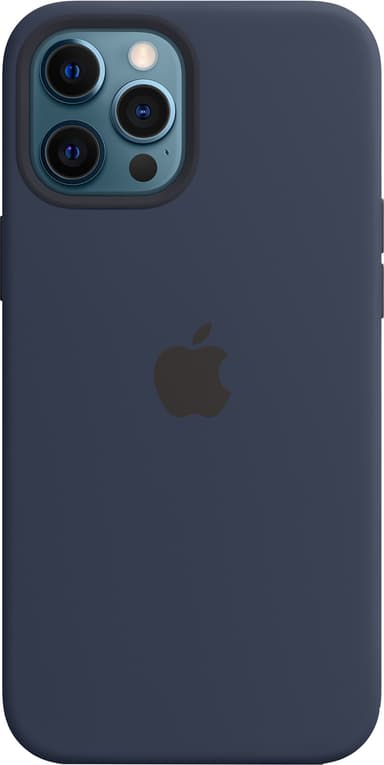iPhone 12 Pro Max silikondeksel med MagSafe (deep navy)
