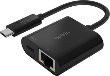 Belkin USB-C til Gigabit Ethernet adapter (sort)