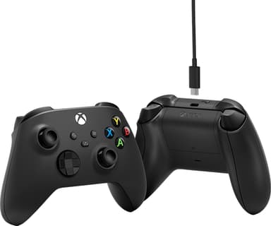 Xbox Series X og S trådløs kontroller og USB-C-kabel