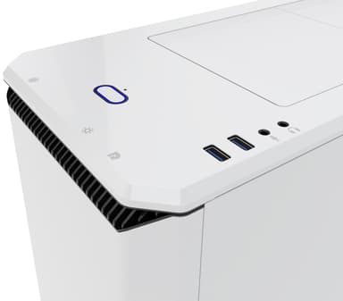 Phanteks Eclipse P400s PC-kabinett (hvit/vindu)