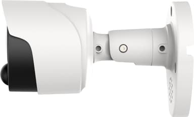 PoE-overvåkningskamera med lampe - Hvit