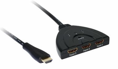 HDMI-bryter 3x1 UHD 4K2K 1080p