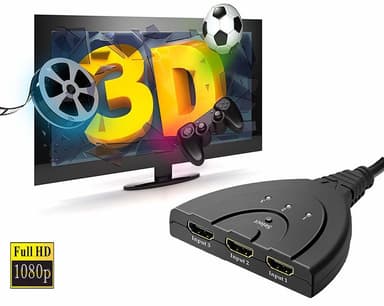 HDMI-bryter 3x1 UHD 4K2K 1080p