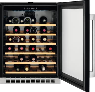 AEG integrert vinskap SWB66001DG (sort)