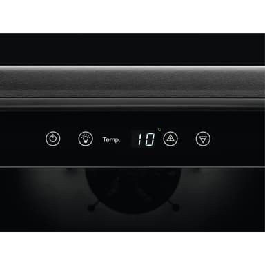 AEG integrert vinskap SWB66001DG (sort)