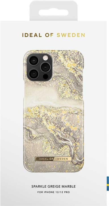 iDeal fashion deksel til iPhone 12 Pro (sparkle greige)