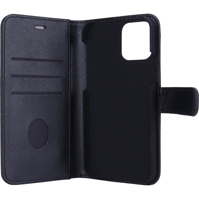 Radicover 2-i-1 lommebokdeksel til iPhone 12/12 Pro (sort)