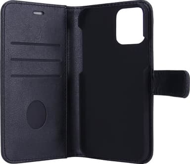 Radicover 2-i-1 lommebokdeksel til iPhone 12/12 Pro (sort)