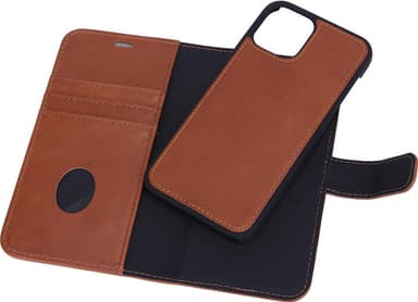 Radicover 2-i-1 lommebokdeksel til iPhone 12/12 Pro (brun)