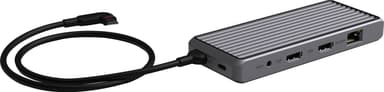 Unisynk 10-Port USB-C hub (grå)