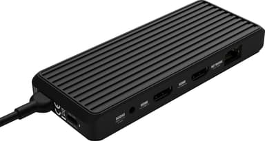 Unisynk 10-Port USB-C hub (sort)