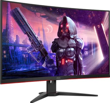 AOC C32G2AE/BK 31,5" buet gamingskjerm