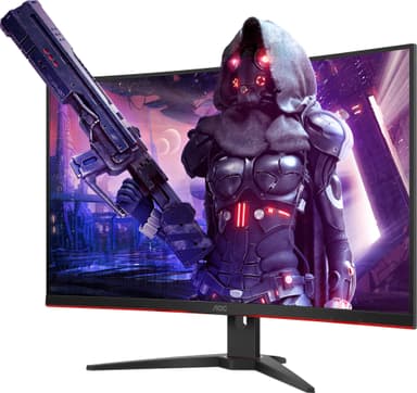 AOC C32G2AE/BK 31,5" buet gamingskjerm