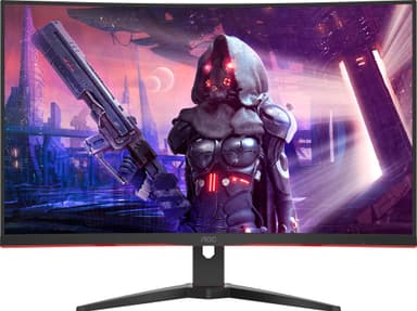 AOC C32G2AE/BK 31,5" buet gamingskjerm