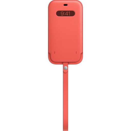 iPhone 12 Pro Max lærmappe med MagSafe (pink citrus)