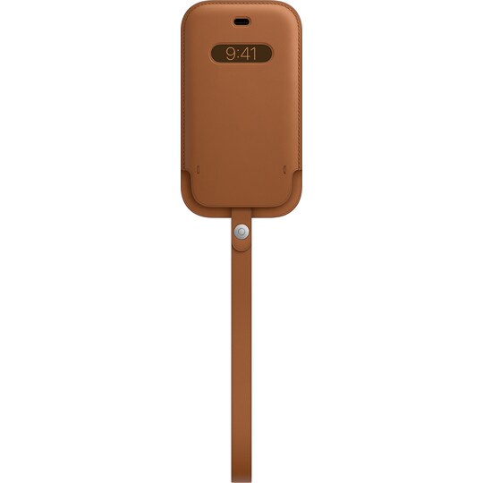 iPhone 12 Mini lærmappe med MagSafe (saddle brown)