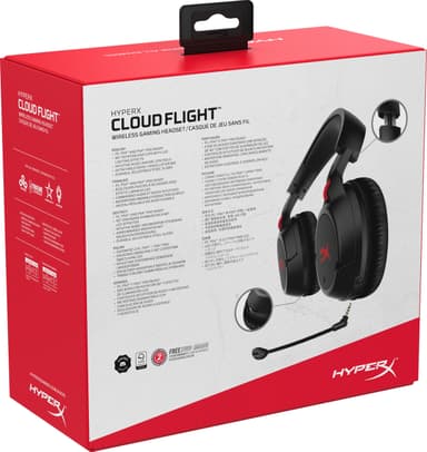 HyperX Cloud Flight trådløst gaming headset