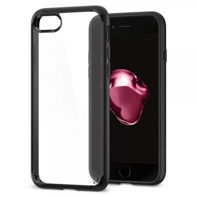 Spigen iPhone 7/8/SE Deksel Ultra Hybrid 3 Svart